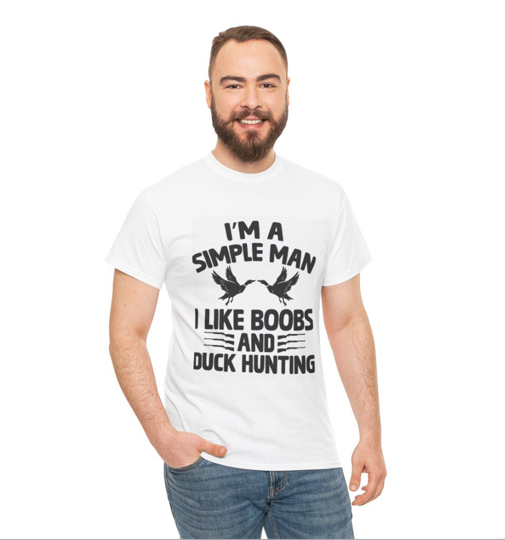 I like boobs and duck hunting shirt