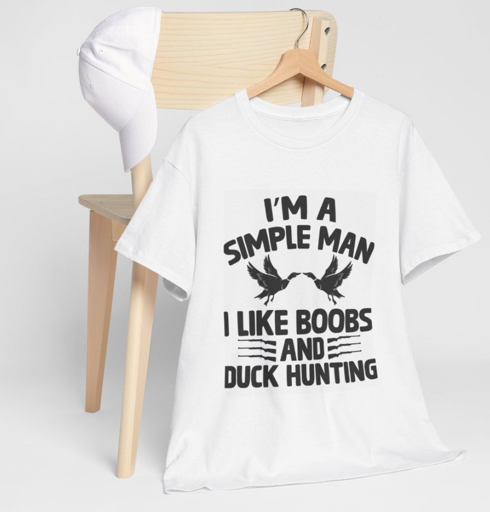 I like boobs and duck hunting shirt